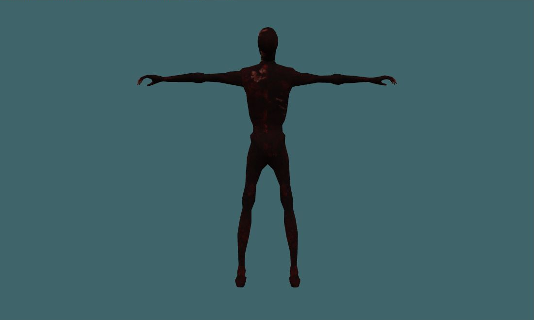 Burn Death - Zombie - back - GoldSrc Studio preview