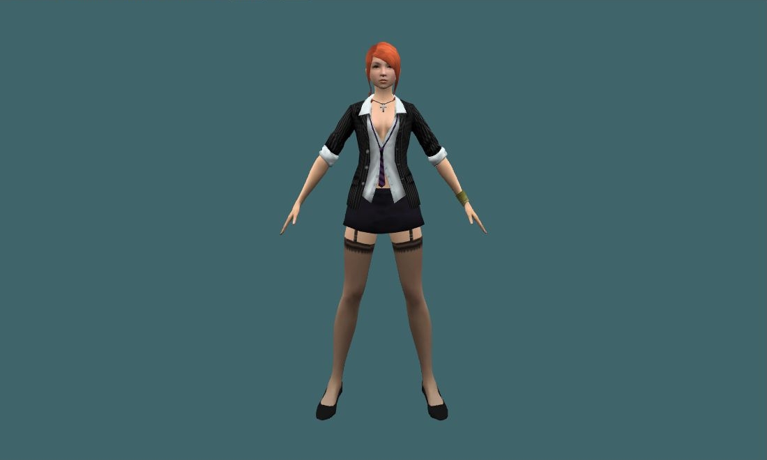 Secretary - Human Model - front - GoldSrc Studio preview