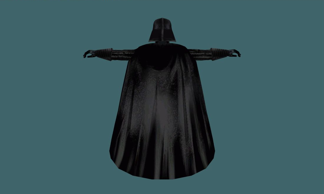 Darth Vader — Human Model - back - GoldSrc Studio preview