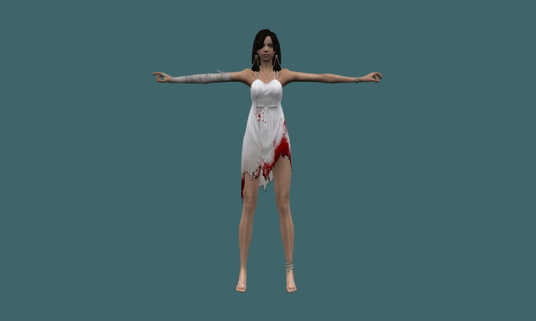 Manuela - Human Model - front - GoldSrc Studio preview
