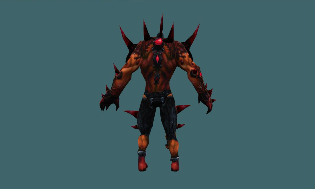 Nemesis Red - Zombie - back - GoldSrc Studio preview