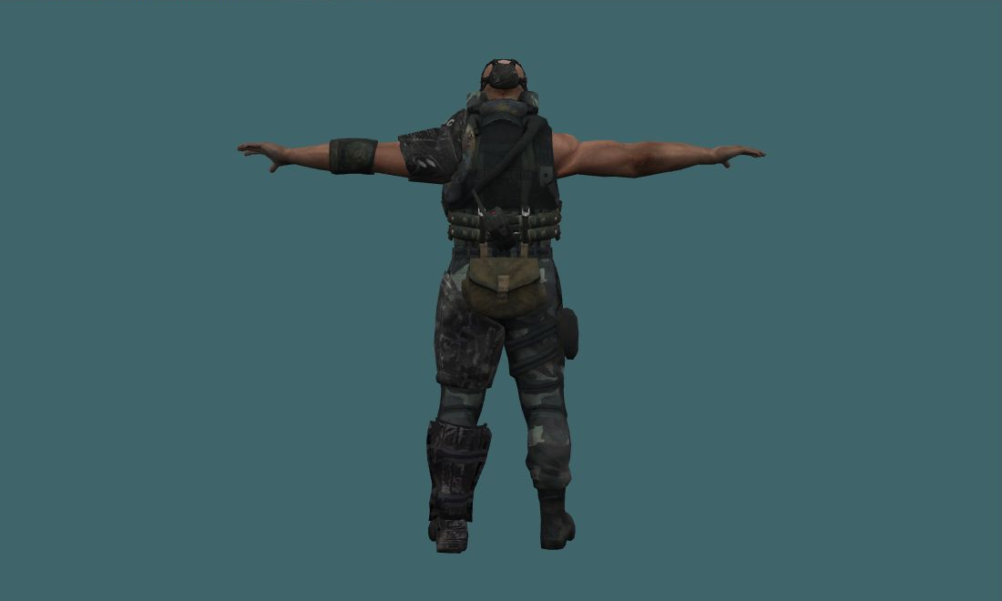 Tyson - Human Model - back - GoldSrc Studio preview