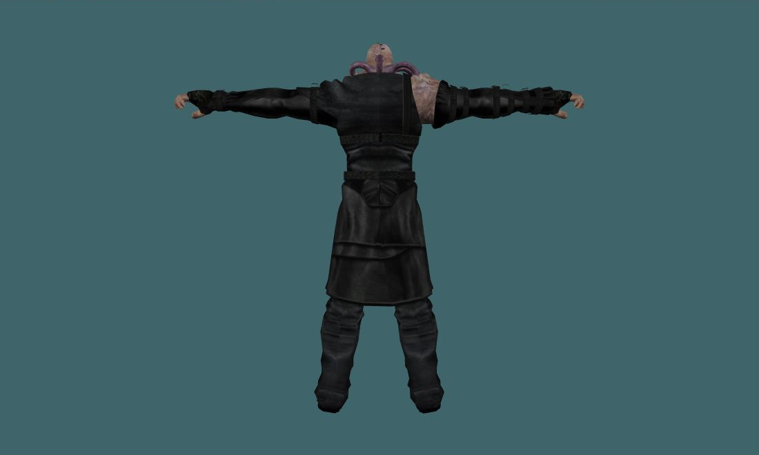 Resident Evil 3 - Nemesis — Human Model - back - GoldSrc Studio preview