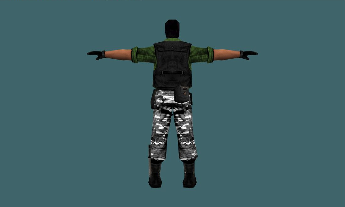 Green T Pack — terror — Human Model — photo 2