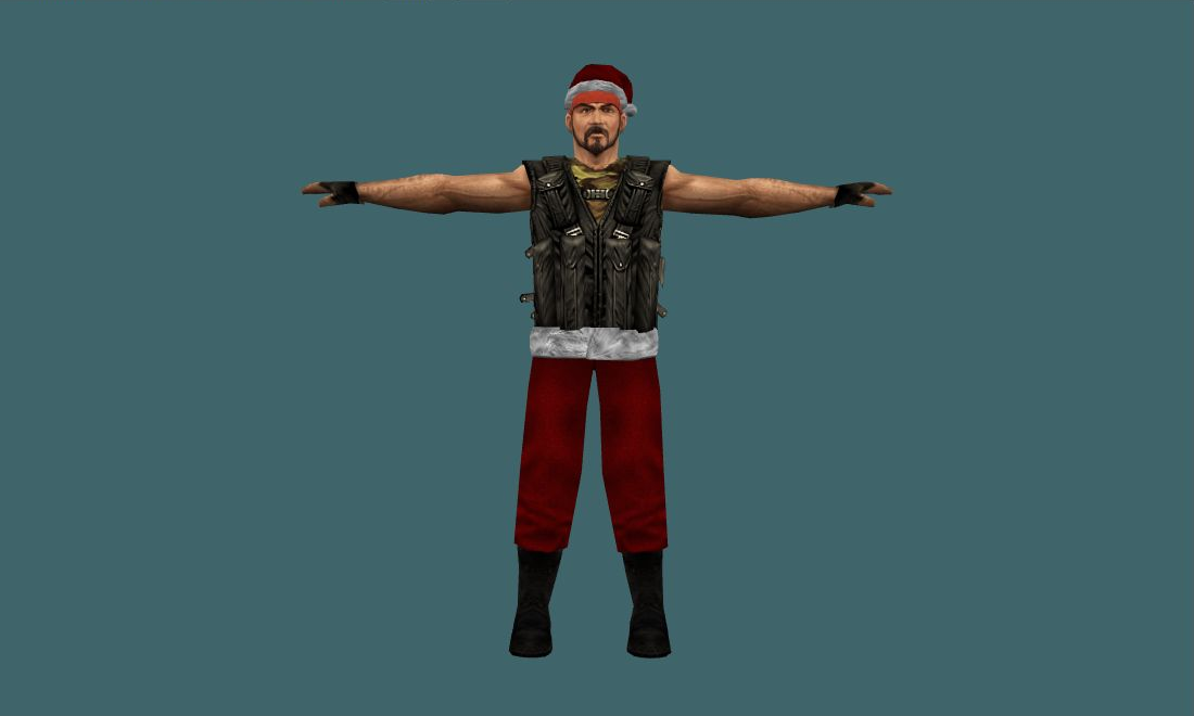 guerilla — Human Model - front - GoldSrc Studio preview