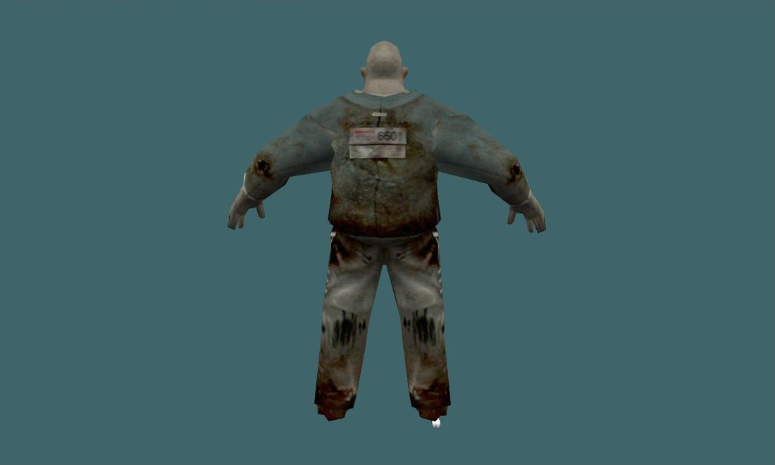 Fatty - Zombie - back - GoldSrc Studio preview