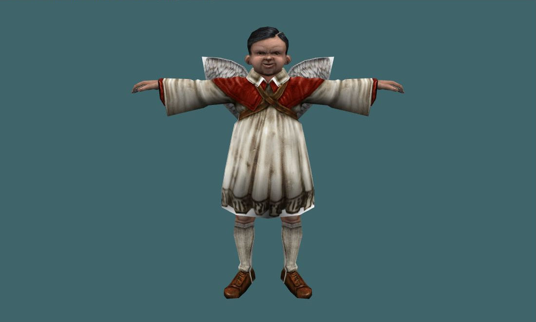 Angel - Human Model - front - GoldSrc Studio preview