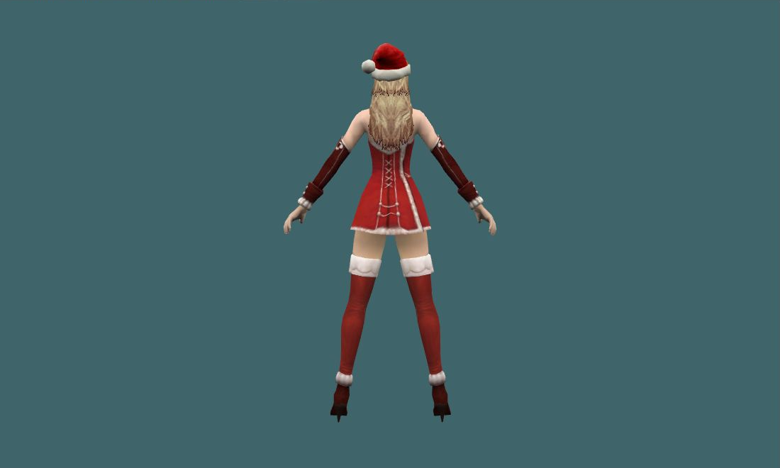 snowgirl_t - Human Model - back - GoldSrc Studio preview