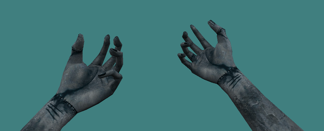Zombie Knife #160 - clean zombie hands/claws viewmodel preview