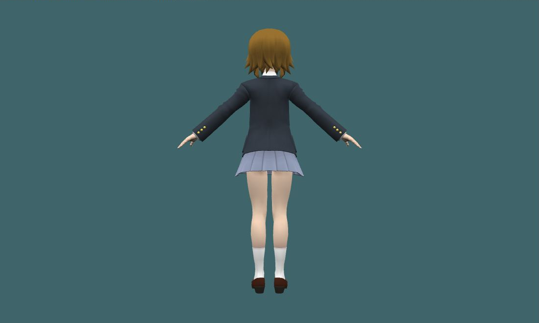 Ritu - Human Model - back - GoldSrc Studio preview