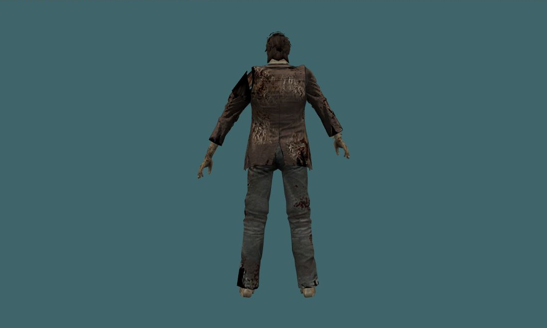 Resident Evil 4 Zombie - Zombie - back - GoldSrc Studio preview