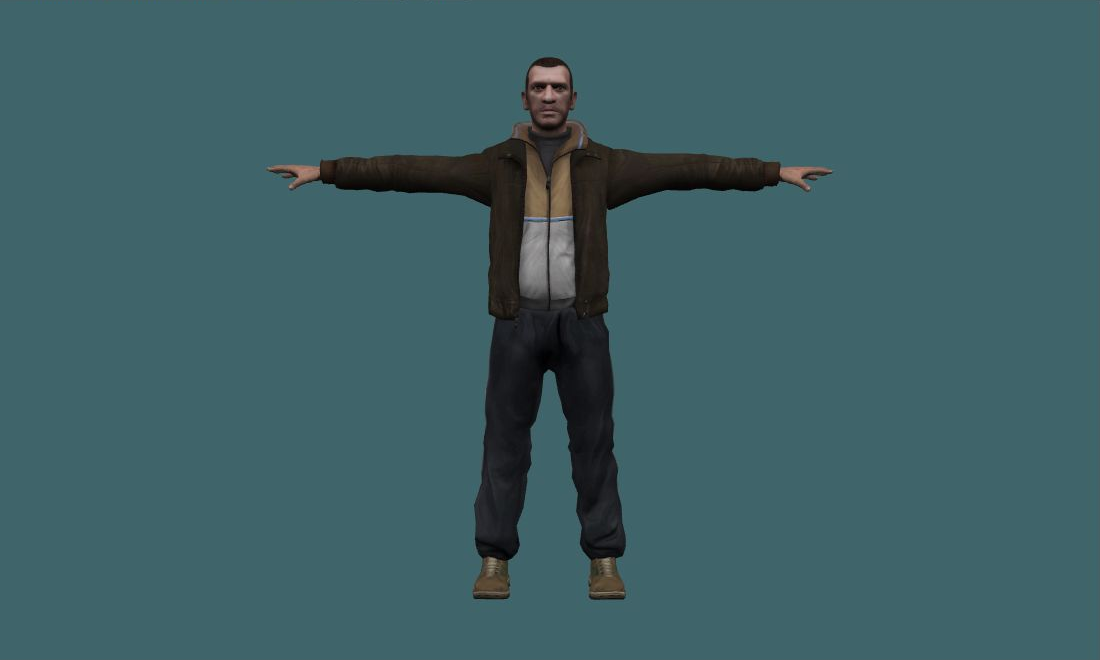 Niko - Human Model - front - GoldSrc Studio preview
