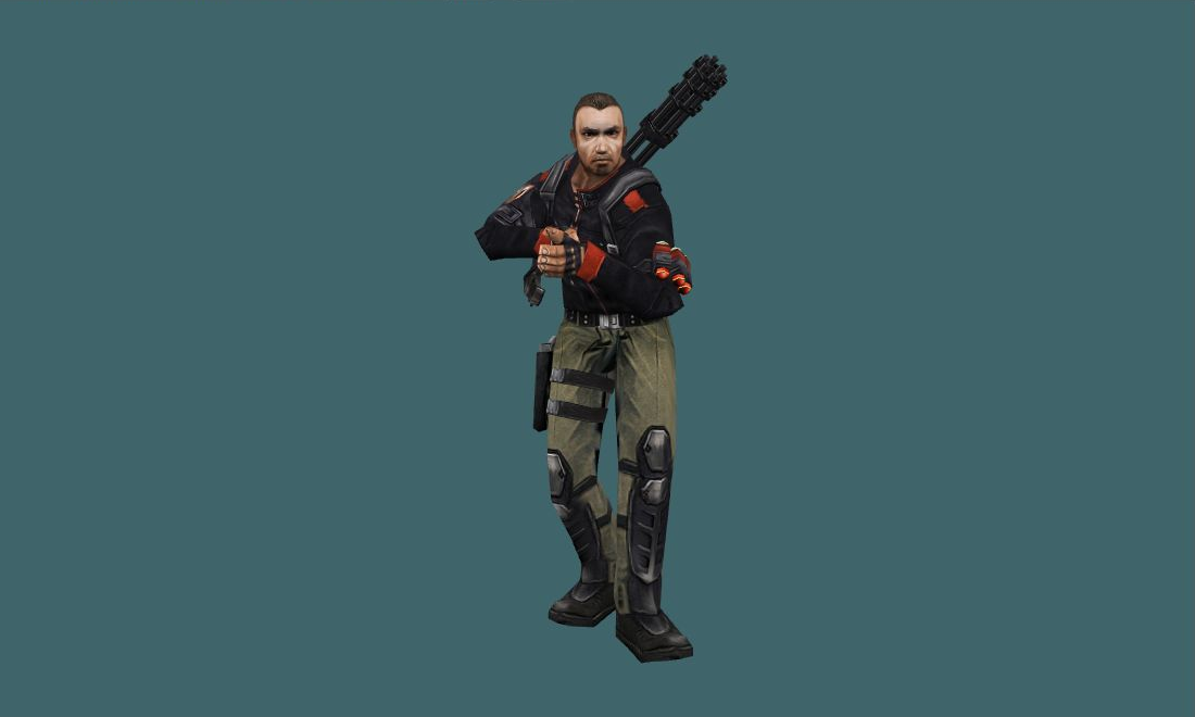 CSO Hero with M134 — Human Model — photo 1