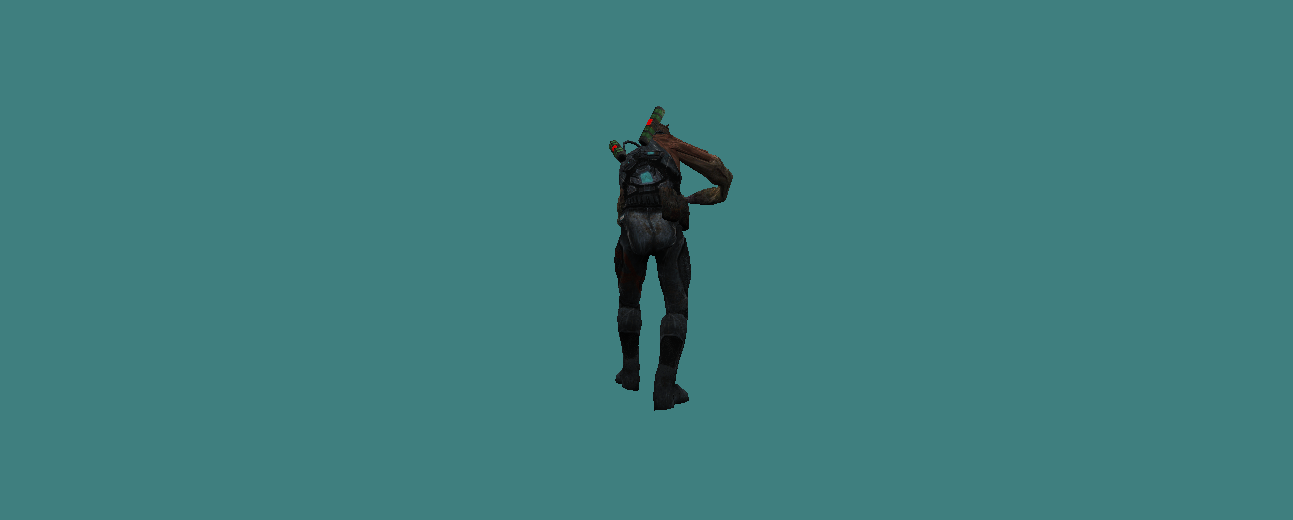 Biohazard Zombie - rear viewer preview