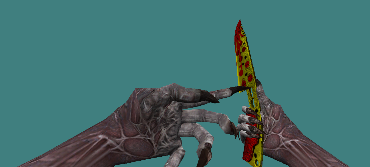 Zombie Knife #162 - clean zombie hands/claws viewmodel preview