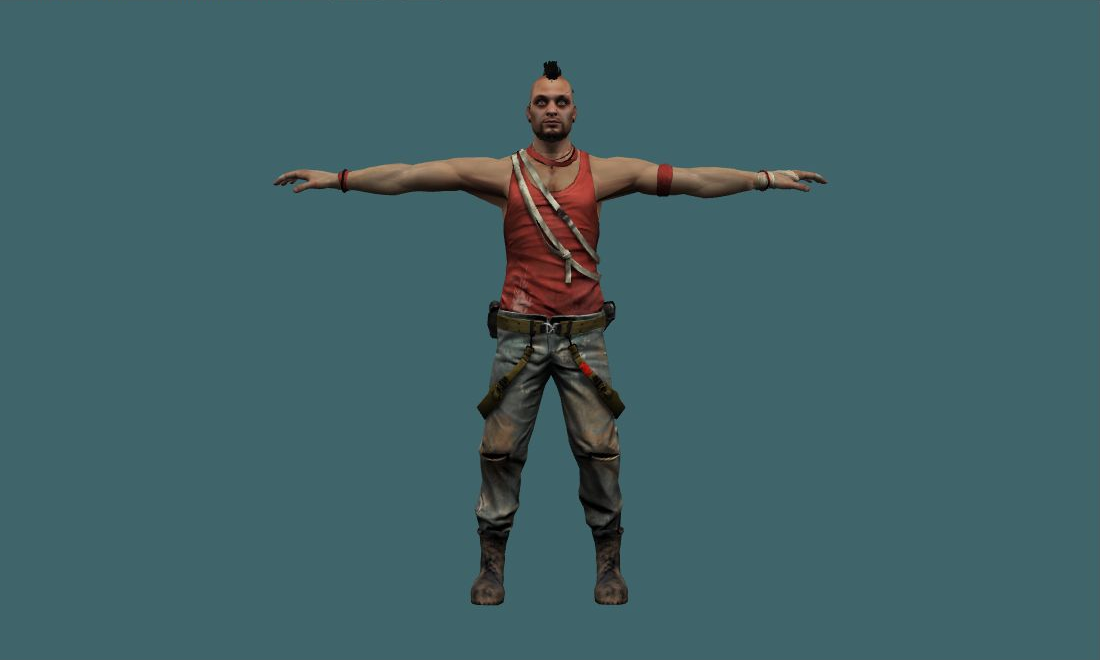 Far Cry 3 - Human Model - front - GoldSrc Studio preview