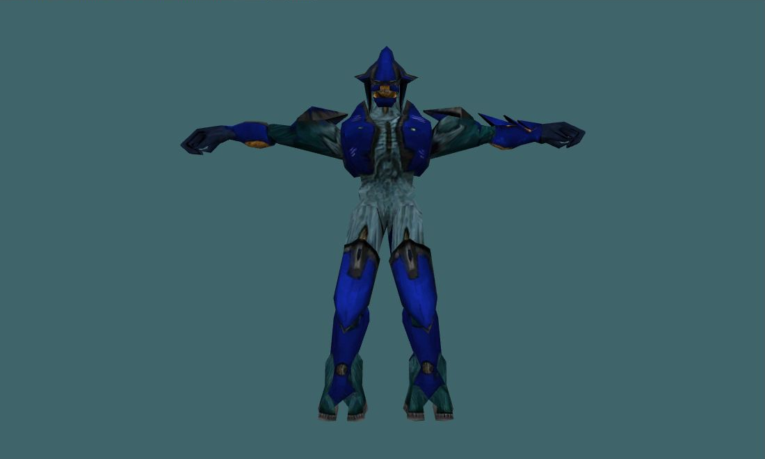 Halo player model — terror — Human Model - front - GoldSrc Studio preview