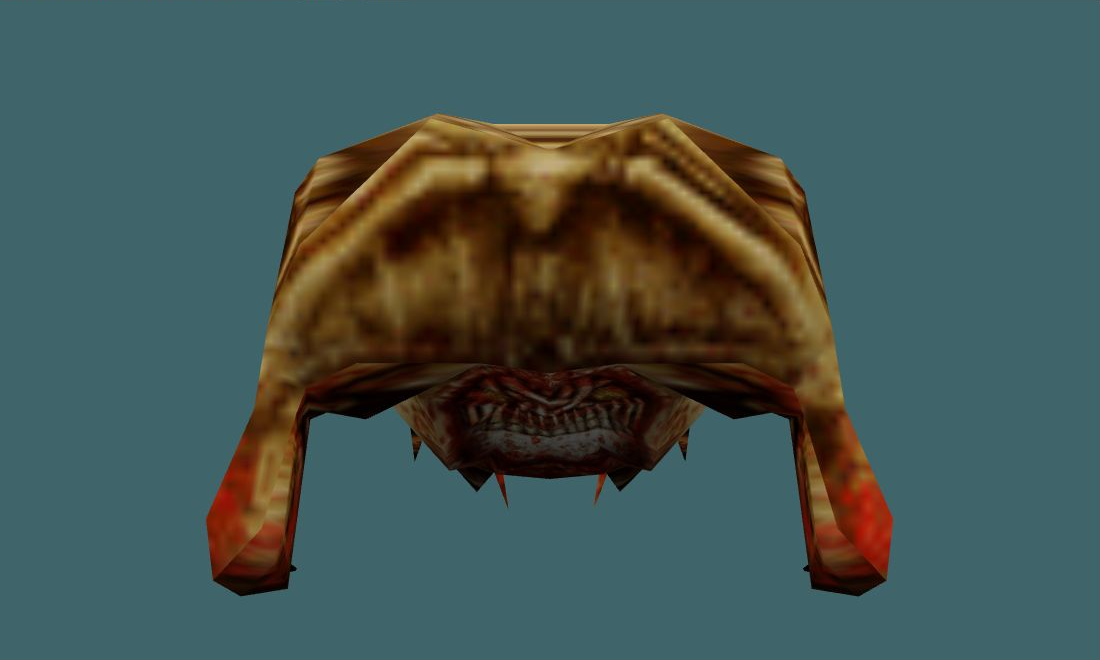 Red Headcrab - Zombie - back - GoldSrc Studio preview