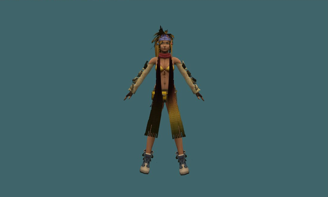 Rikku - Human Model - front - GoldSrc Studio preview