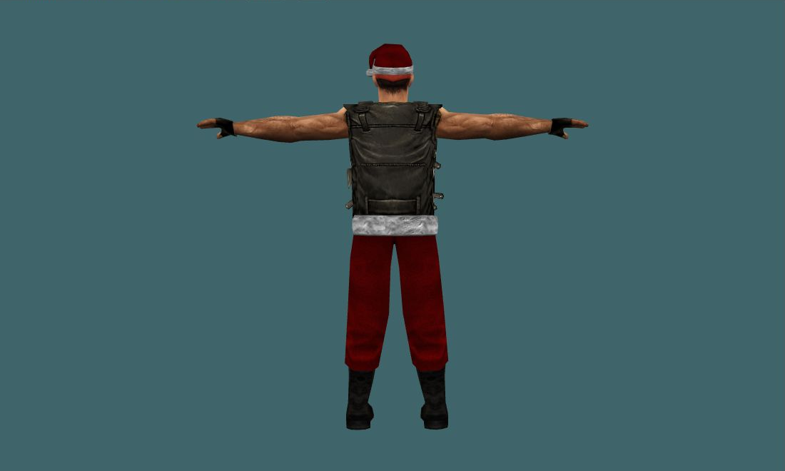 guerilla — Human Model - back - GoldSrc Studio preview