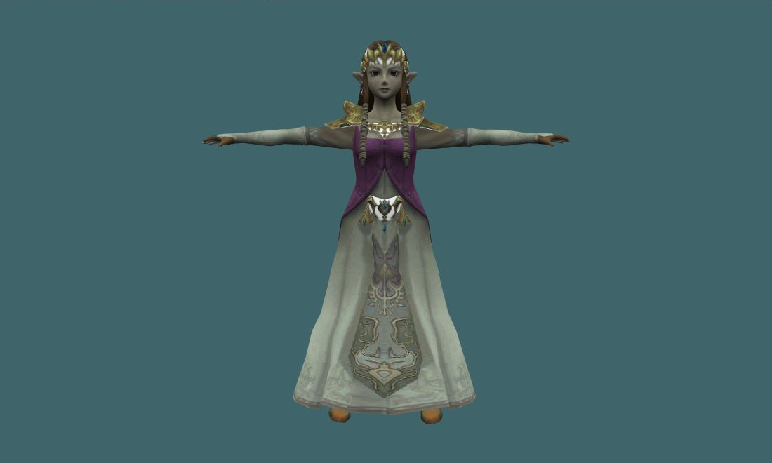 Zelda - Human Model - front - GoldSrc Studio preview