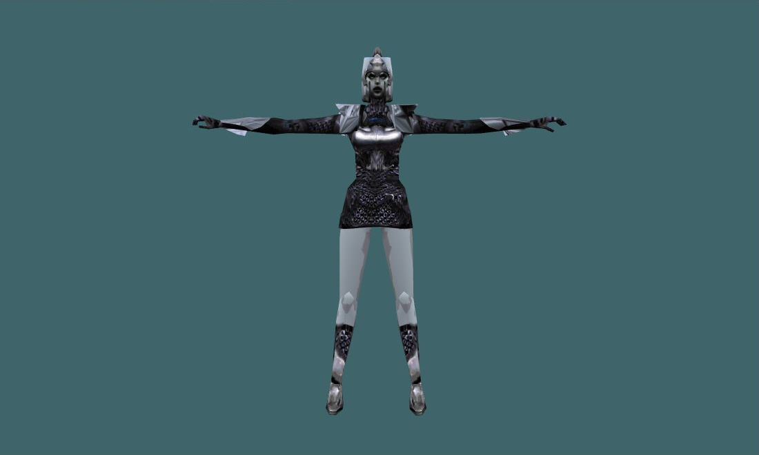 JaNeT - Human Model - front - GoldSrc Studio preview