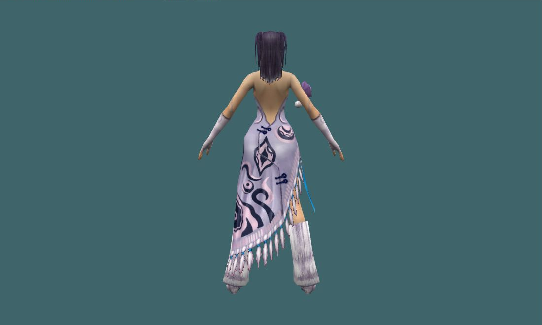 Kiki - Human Model - back - GoldSrc Studio preview