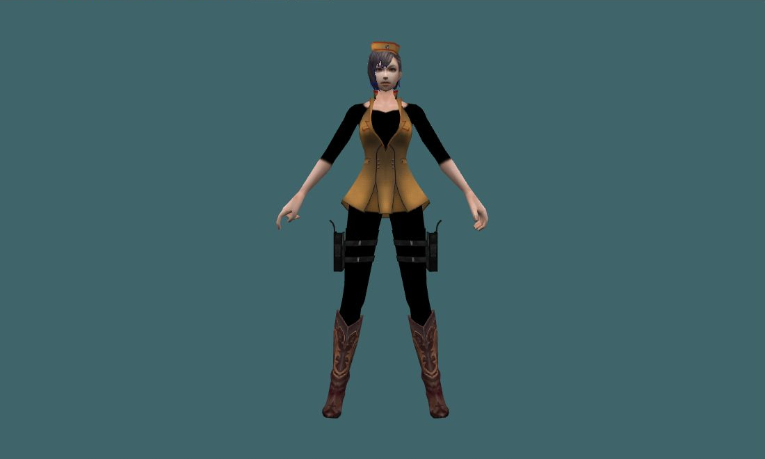 Ritsuka (Uniform) - Human Model - front - GoldSrc Studio preview