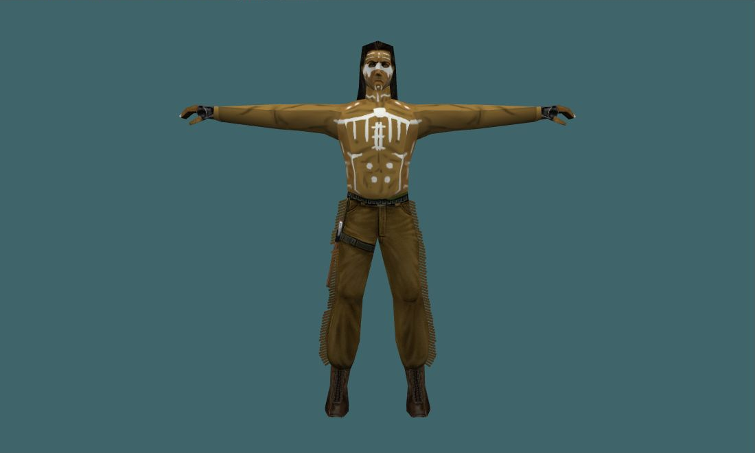 Leet Indian - Human Model - front - GoldSrc Studio preview
