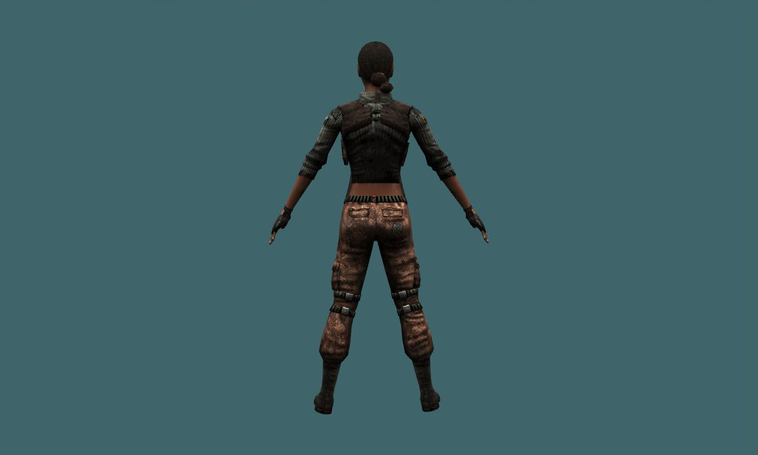 Shopkeeper - Human Model - back - GoldSrc Studio preview