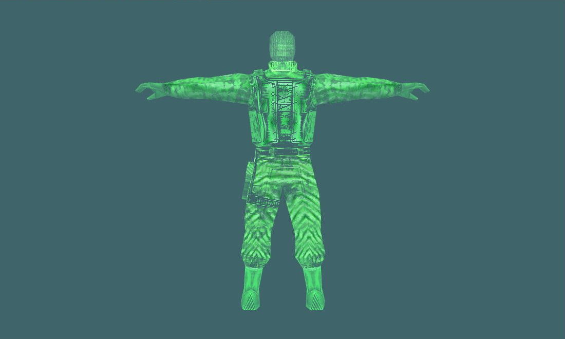 arctic — Human Model - back - GoldSrc Studio preview