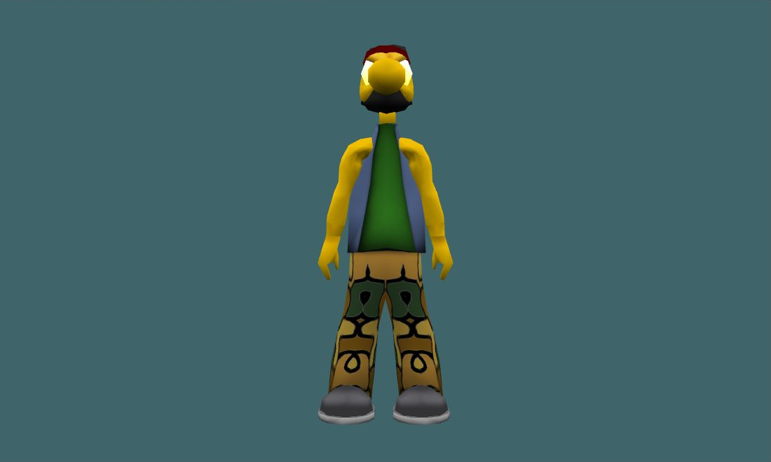 VIP Banan - Human Model - front - GoldSrc Studio preview