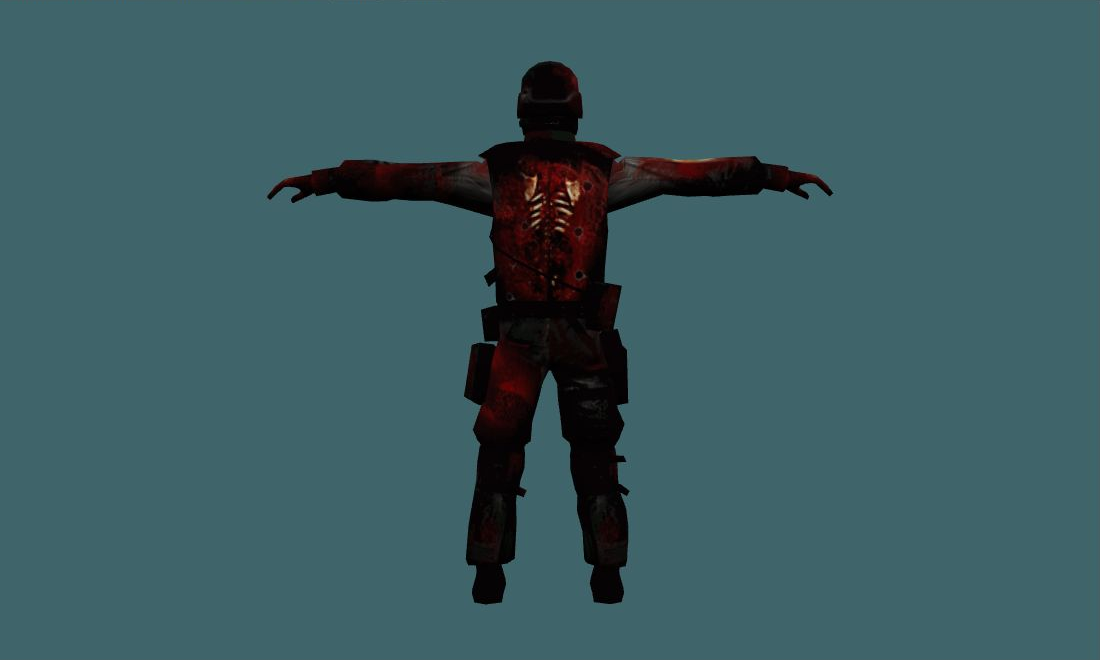 Zombie Urban - Zombie - back - GoldSrc Studio preview