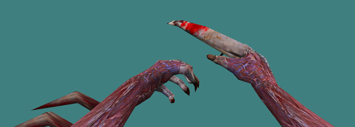 Zombie Knife #186 - clean zombie hands/claws viewmodel preview