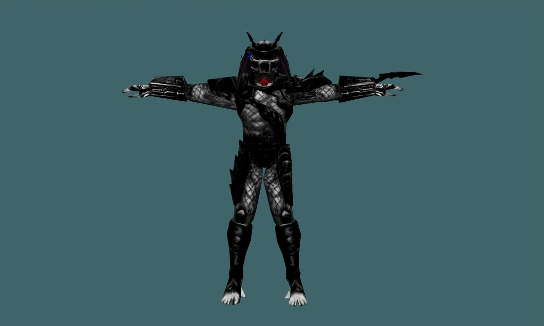 Predator (Dark) - Human Model - front - GoldSrc Studio preview