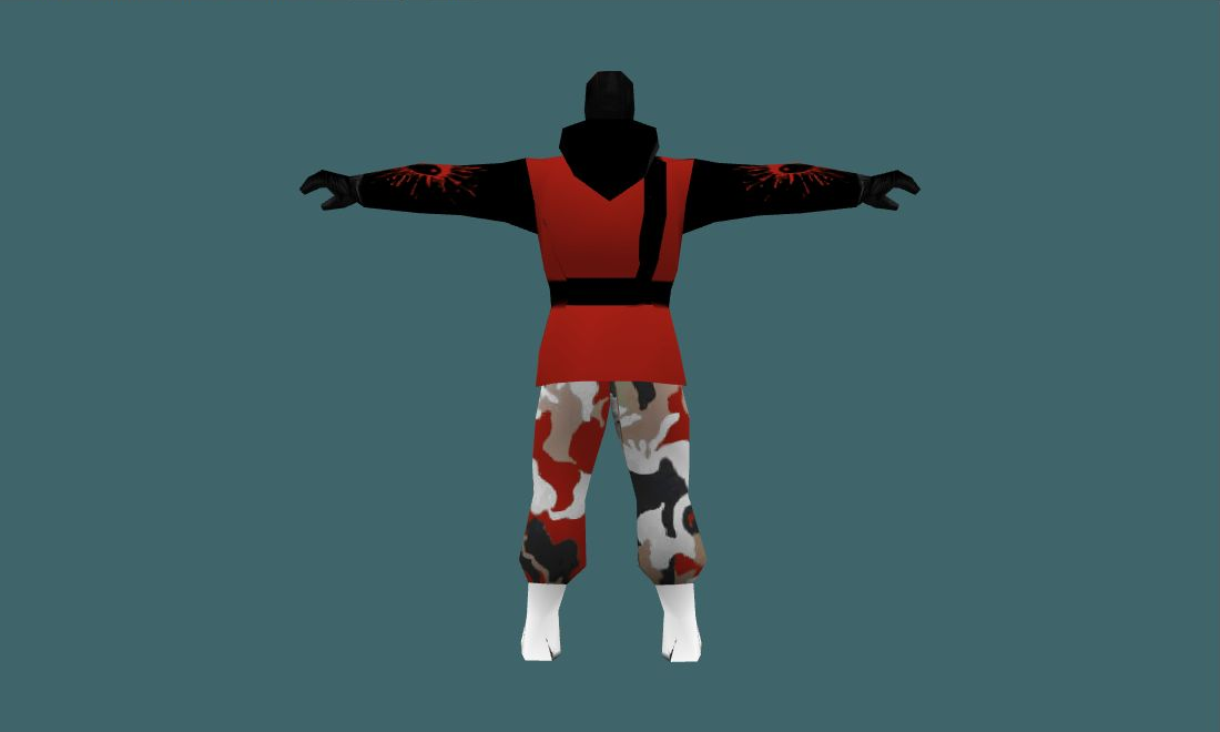 Arctic (Punisher) - Human Model - back - GoldSrc Studio preview