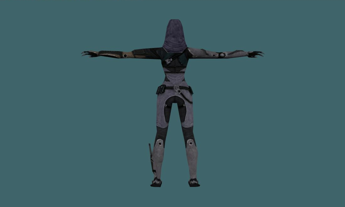 urban — Human Model - back - GoldSrc Studio preview