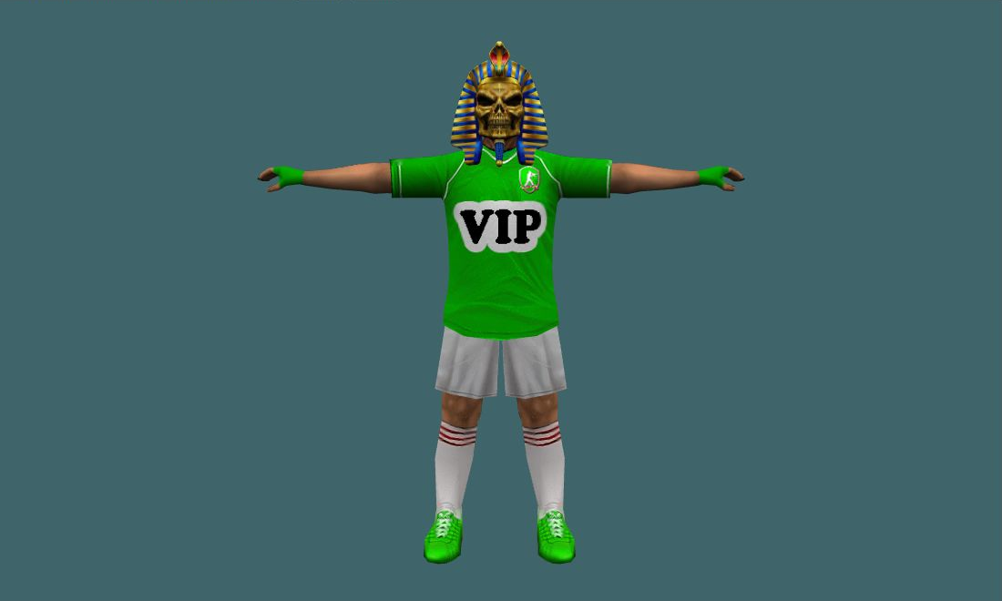 Tutankhamun VIP - Human Model - front - GoldSrc Studio preview