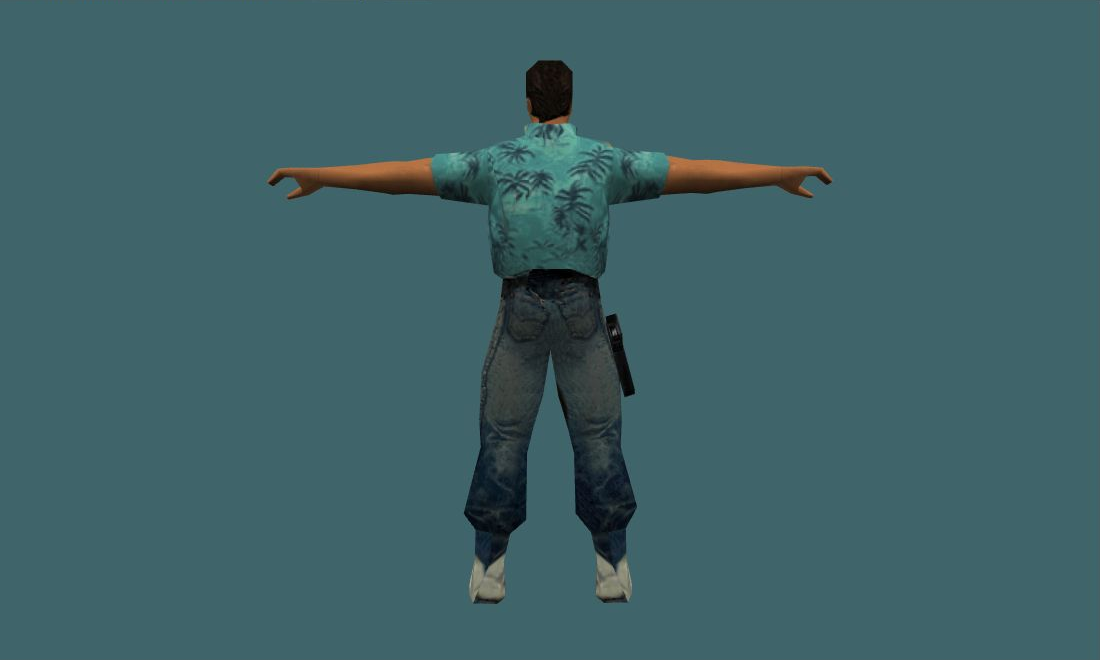 Tommy Vercetti - Human Model - back - GoldSrc Studio preview