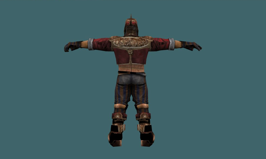 Crazy - Human Model - back - GoldSrc Studio preview