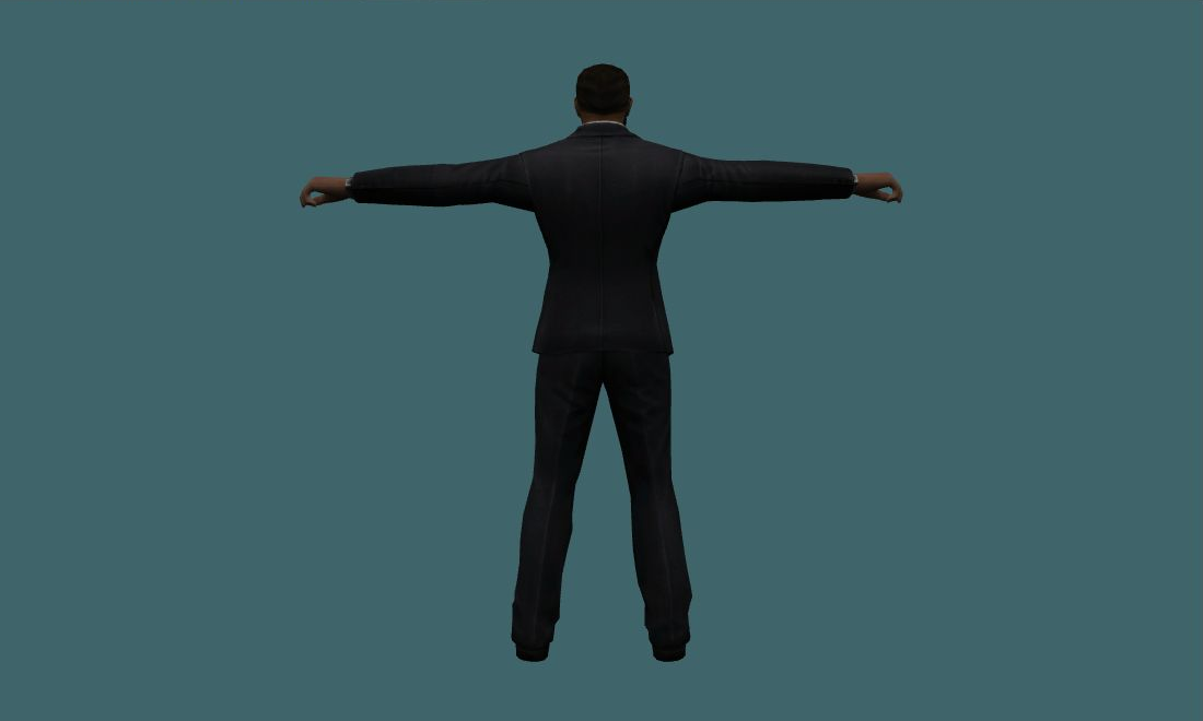 Leopard - Human Model - back - GoldSrc Studio preview