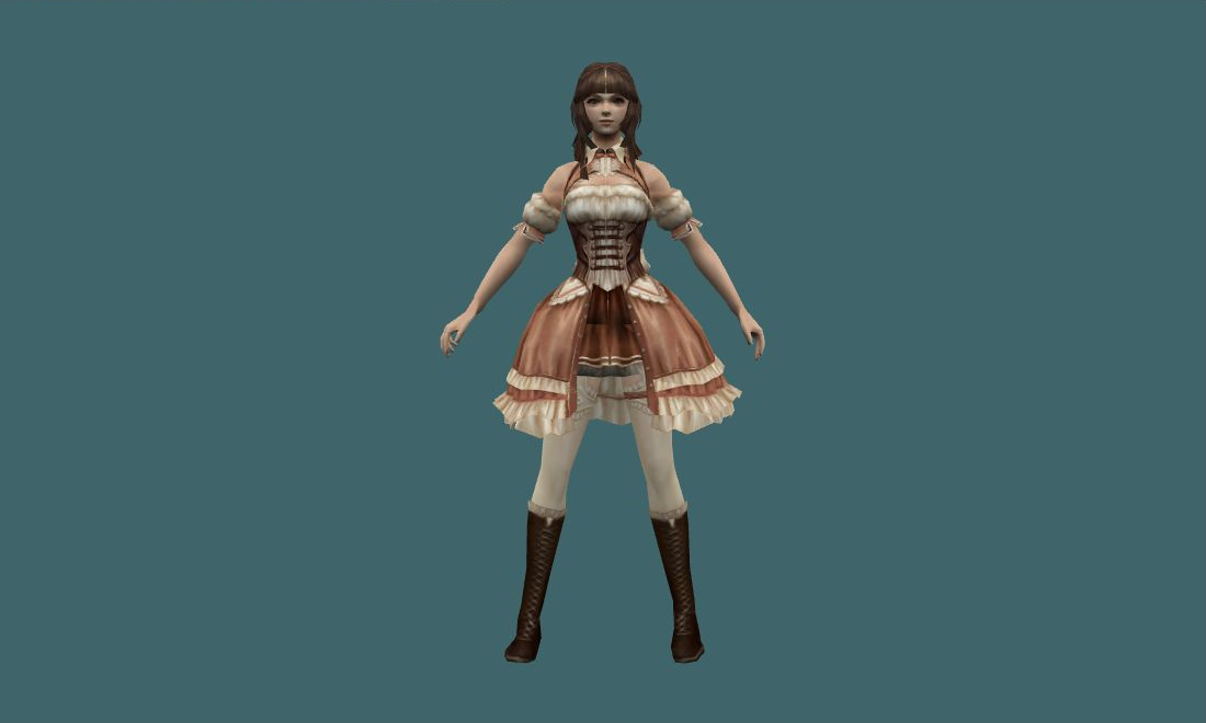 Modchina - Human Model - front - GoldSrc Studio preview
