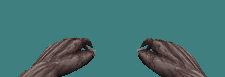 Zombie Knife #225 - clean zombie hands/claws viewmodel preview