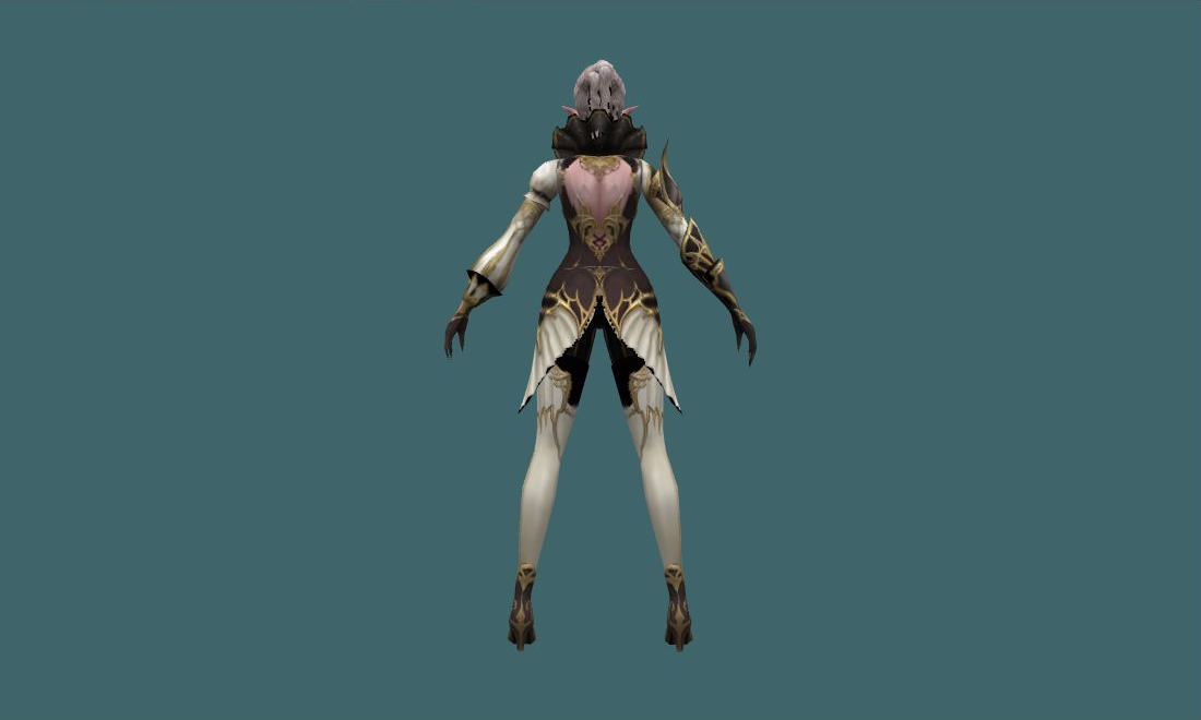 Kamael - Human Model - back - GoldSrc Studio preview