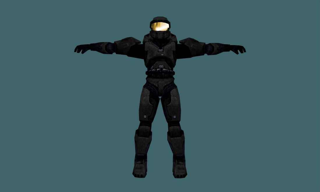 Halo player model — sas — Human Model - front - GoldSrc Studio preview