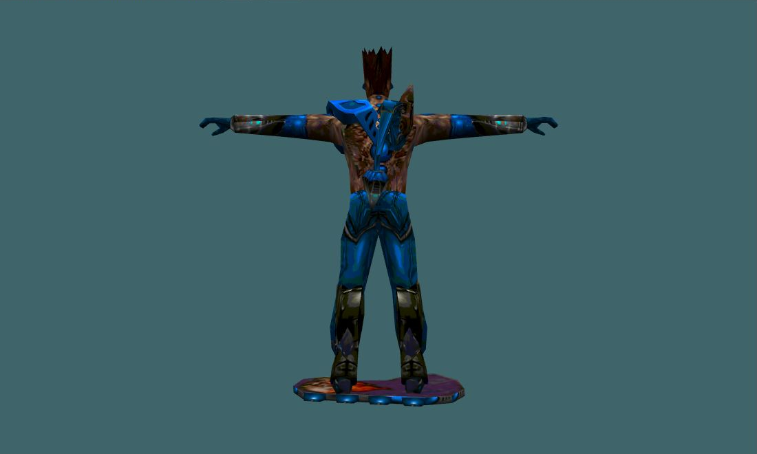Anarki - Human Model - back - GoldSrc Studio preview