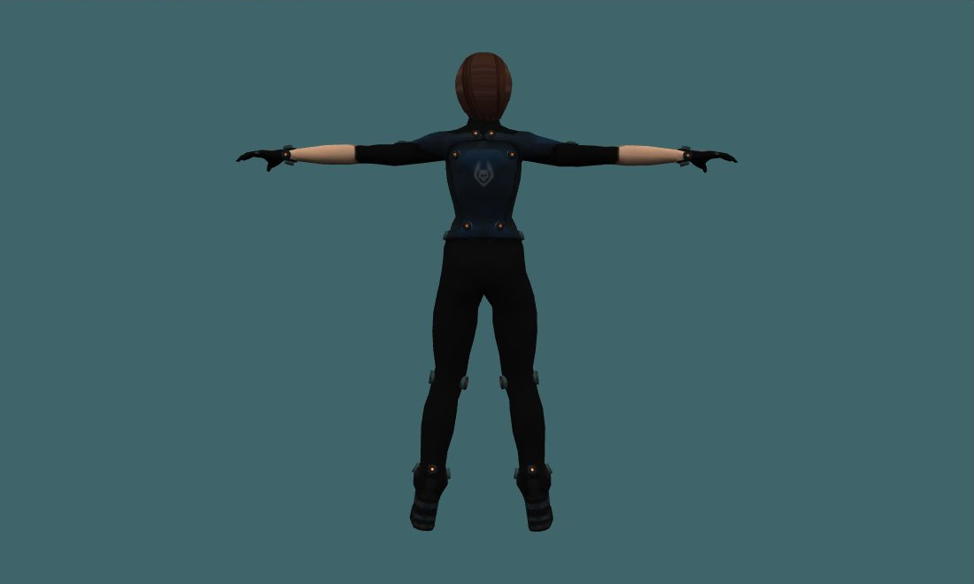 Combine Korin - Human Model - back - GoldSrc Studio preview