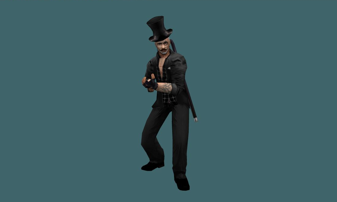 GentleMan - Human Model - front - GoldSrc Studio preview