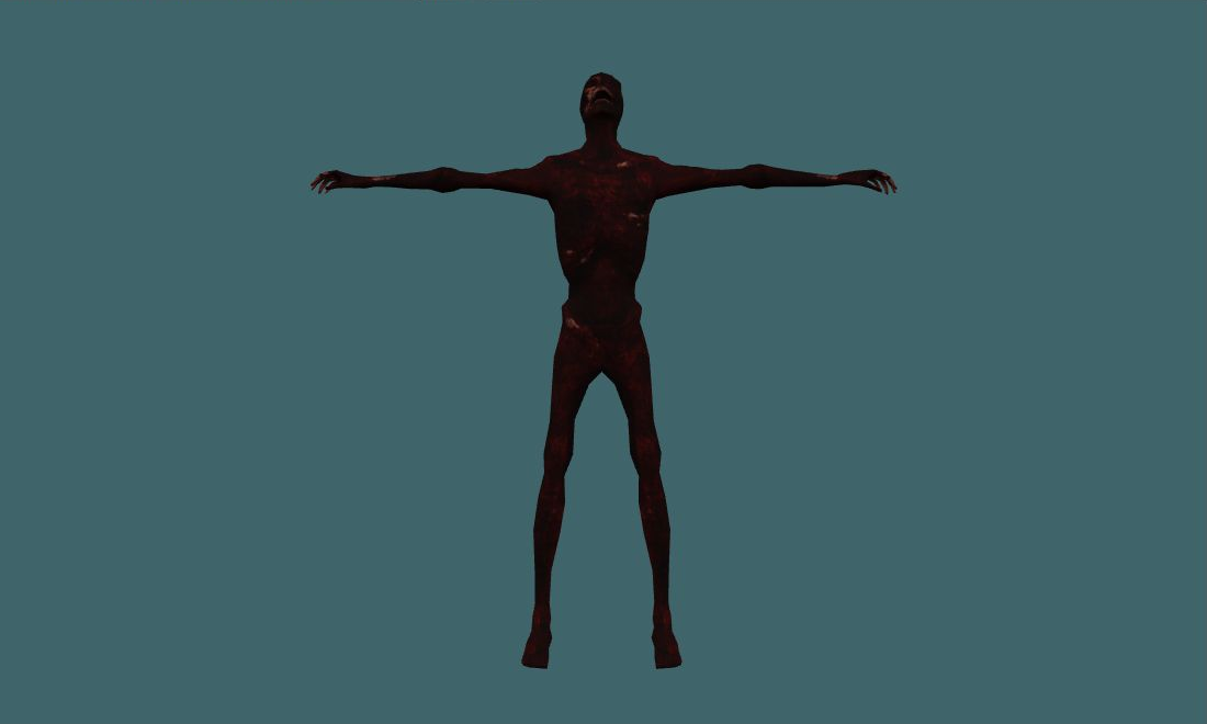 Burn Death - Zombie - front - GoldSrc Studio preview