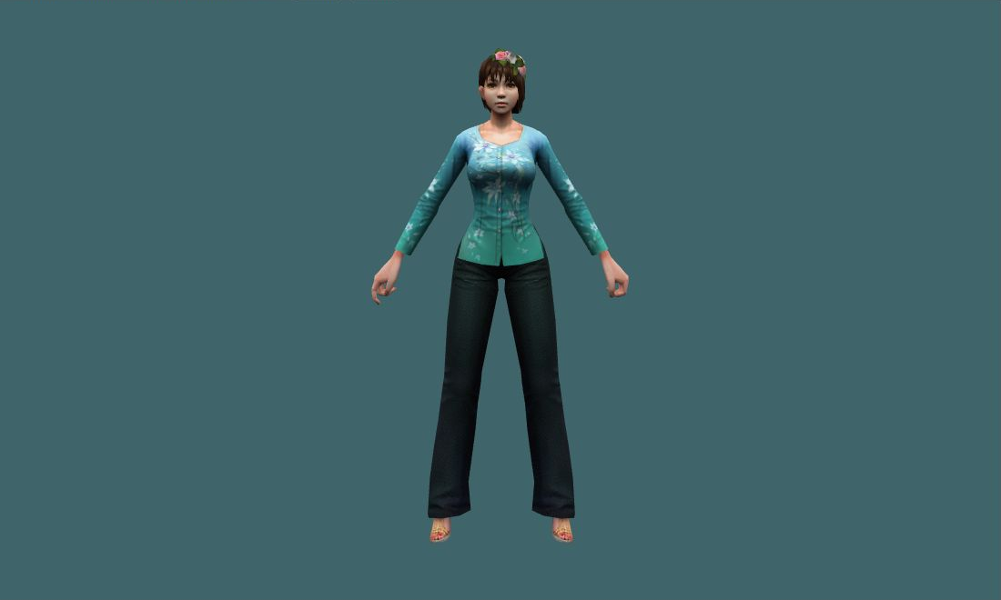 Hari - Human Model - front - GoldSrc Studio preview